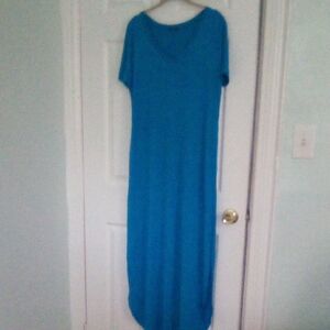 Chic Turquoise Maxi Dress